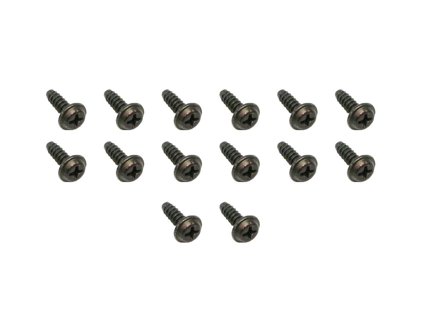 Universal Screw Kit 8 Gauge X 1/2" Flat Top Blk - ST0020