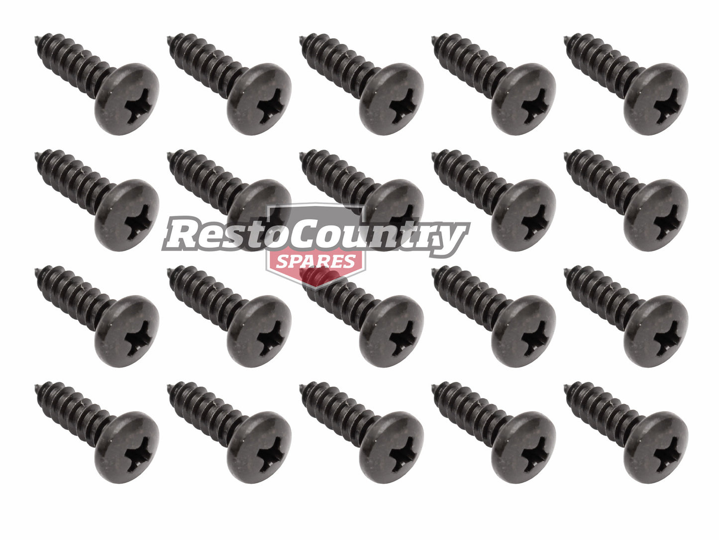 Universal Screw Kit Pan Head Black (20pc) Various Commodore - ST0066