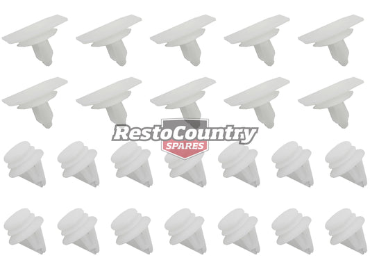 Scuff Plate Clip Set VE Commodore (24 Pce)  - TC1049