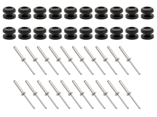 Tonneau Attachment Kit XH AU BA BF FG Falcon Ute - TC2014