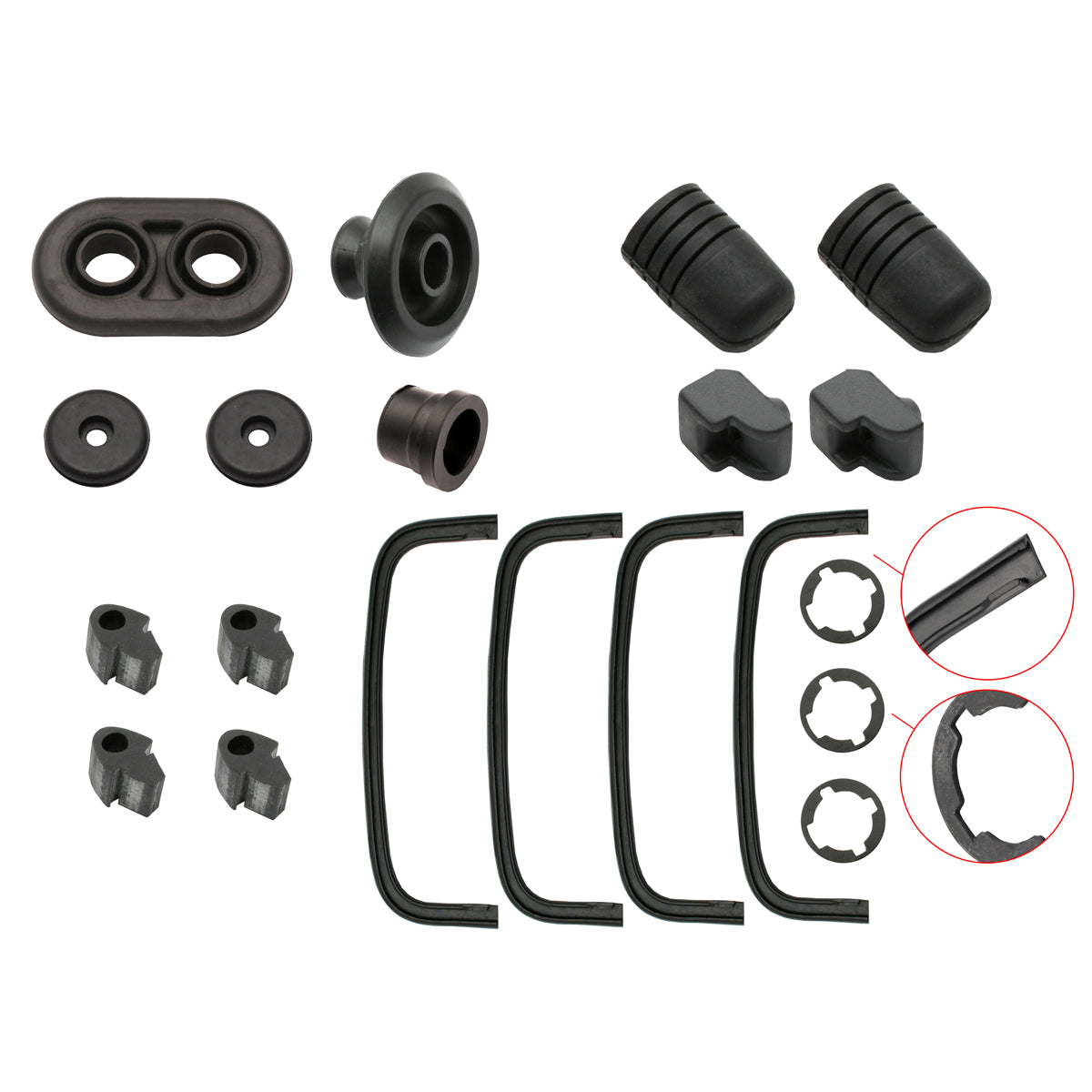 Body Rubber Kit VH Commodore SLE Sedan - VH2P