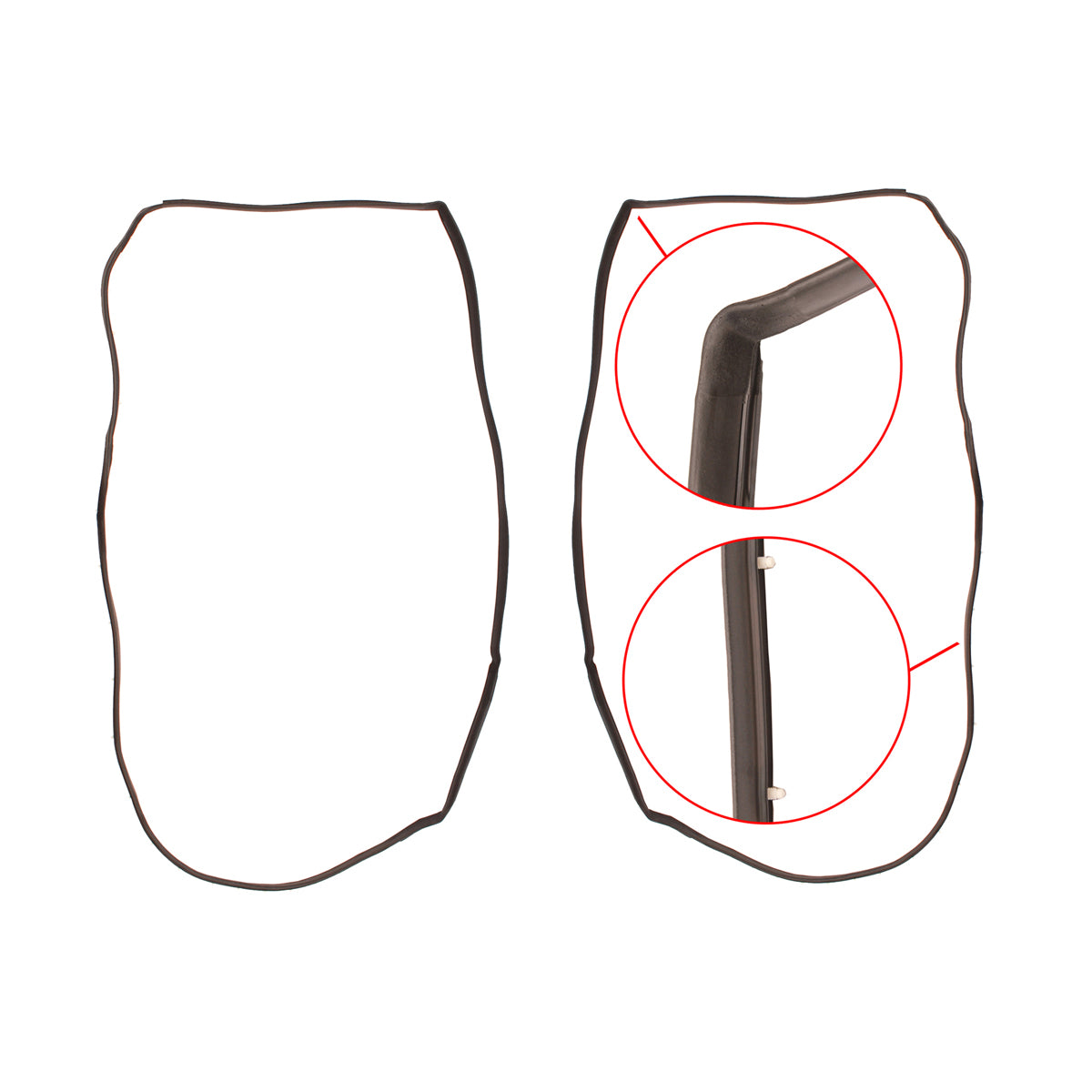 Body Rubber Kit VH Commodore SLE Sedan - VH2P
