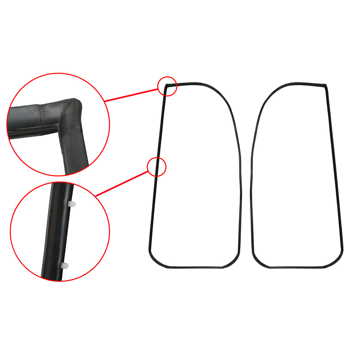 Body Rubber Kit VH Commodore SLE Sedan - VH2P