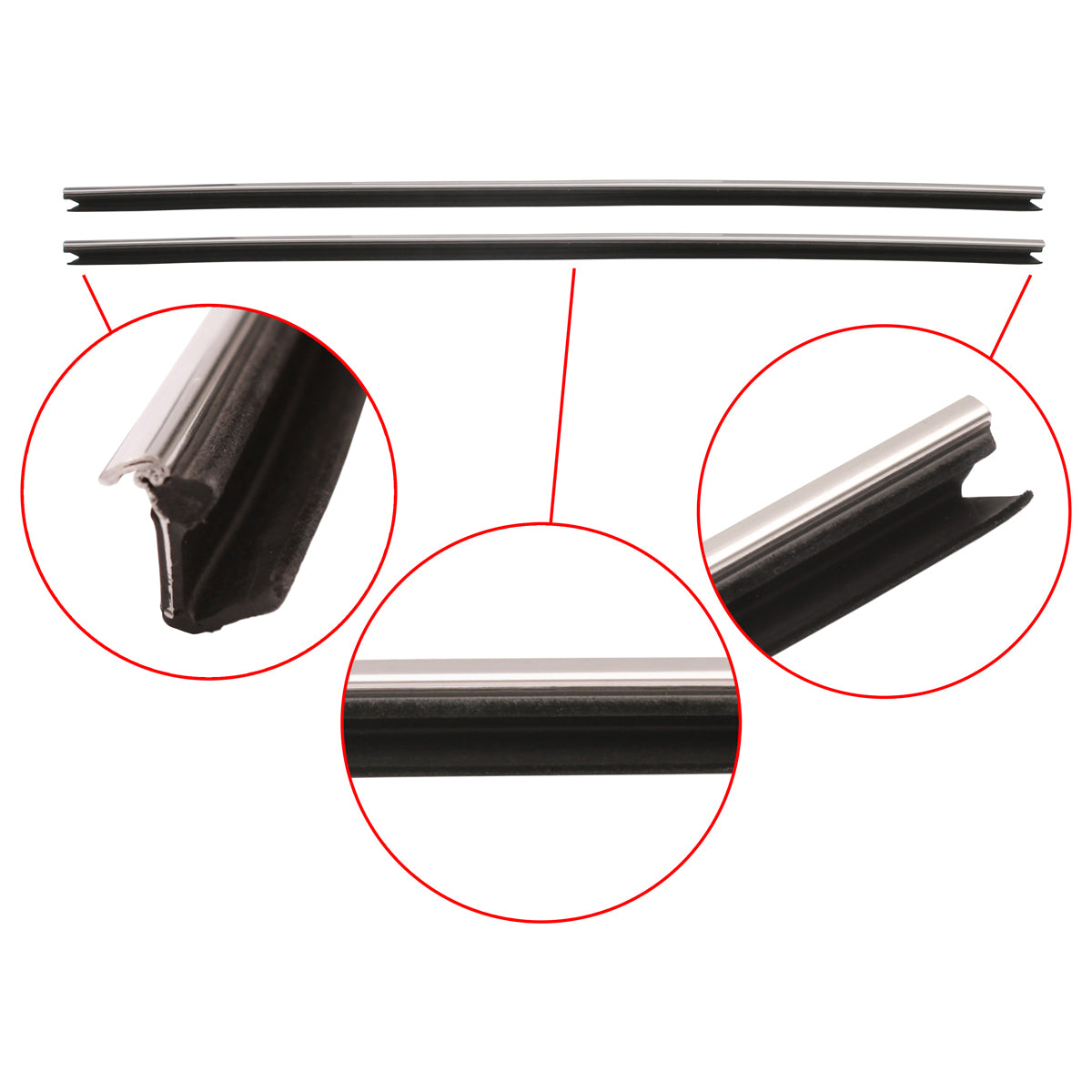 Body Rubber Kit VK Commodore Sedan Exc Calais With Door Belts - VK1