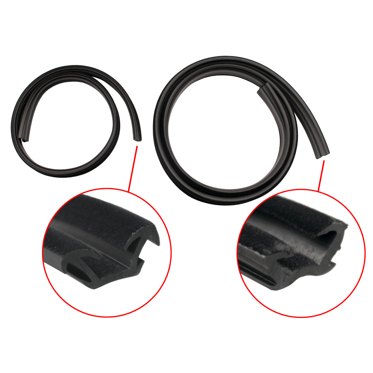 Body Rubber Kit VL Commodore Sedan Calais With Door Belts - VL2P