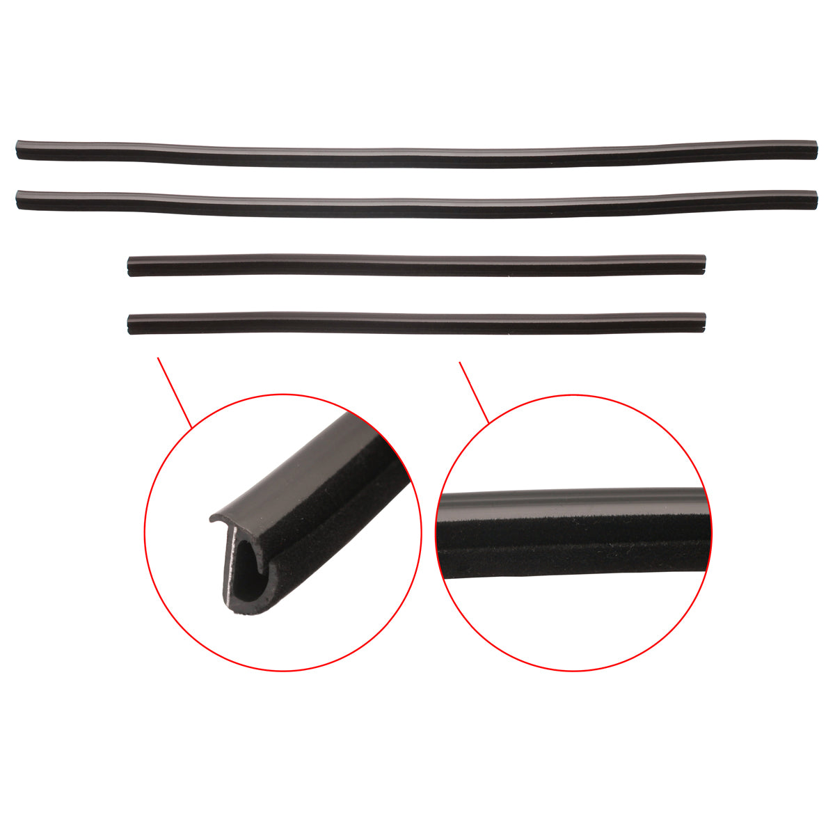 Body Rubber Kit VL Commodore Sedan Calais With Door Belts - VL2P