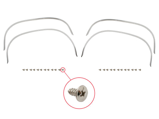 Wheel Arch Moulding Kit XA XB Sedan Stainless - WA2001