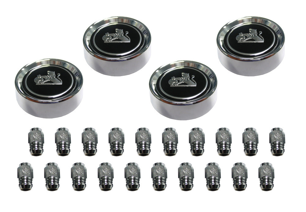 Wheel Cap Kit With Nuts HJ HX HZ GTS LH LX (4 Wheels) - WC1007A