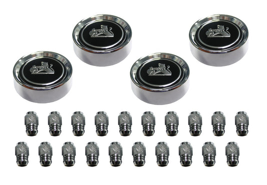 Wheel Cap Kit With Nuts HJ HX HZ GTS LH LX (4 Wheels) - WC1007A