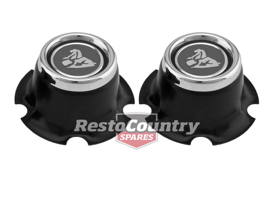 Wheel Centre Cap (Black) Torana LJ (Pair) - WC1008