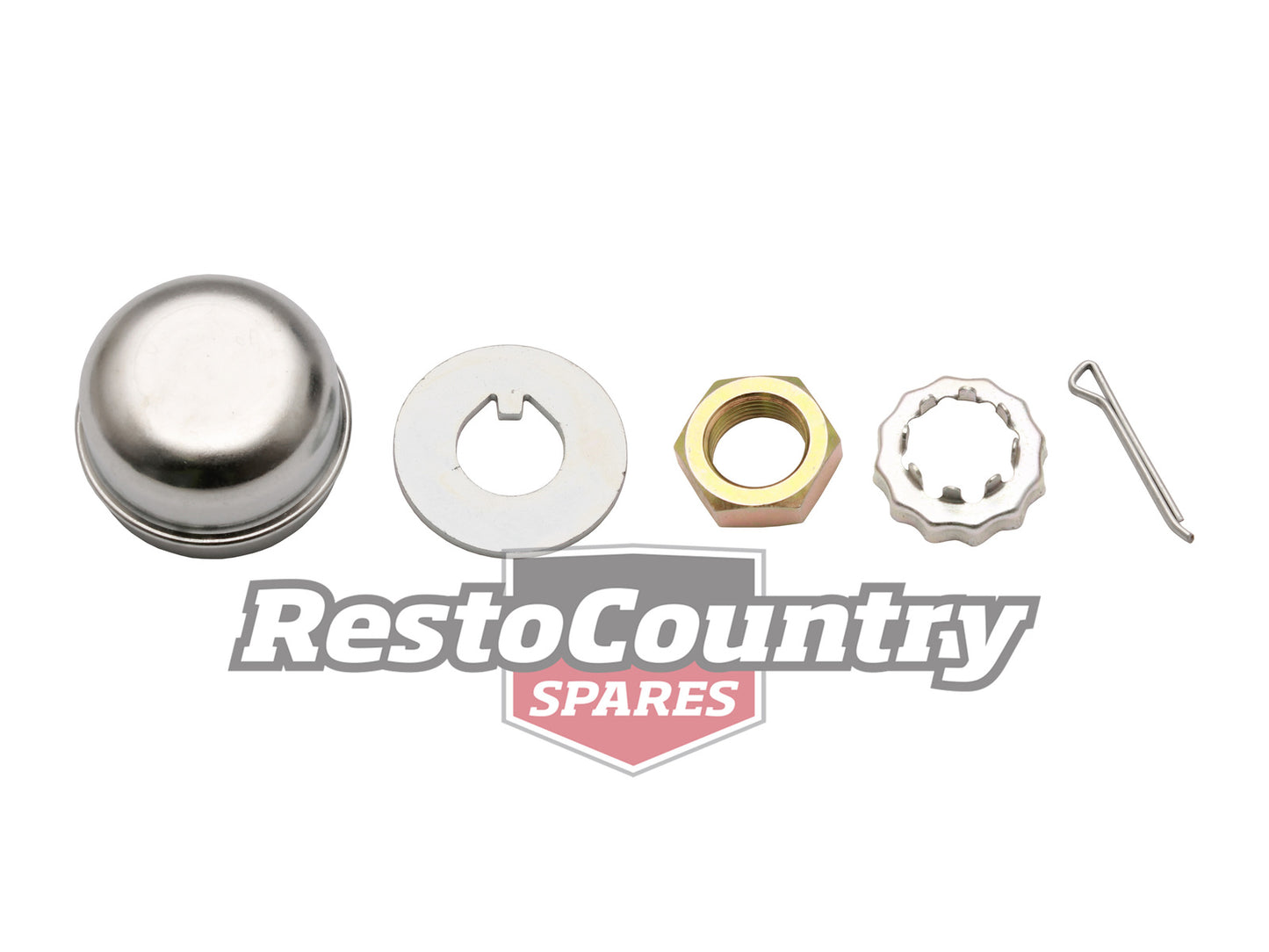 Wheel Bearing Hub Nut & Washer Retainer Kit XW XY - WC2003