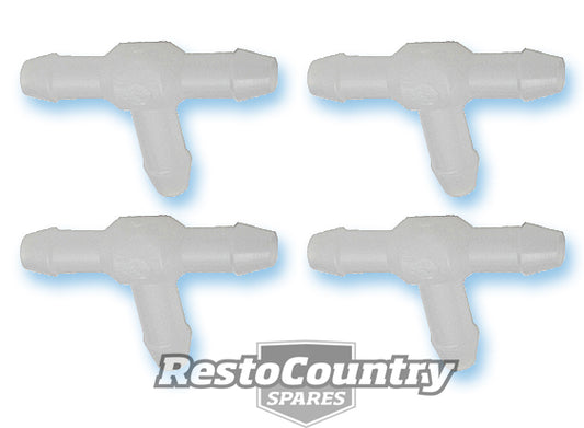 Windscreen Washer Hoses Tee Connectors Suit 4 Pcs - WM0002