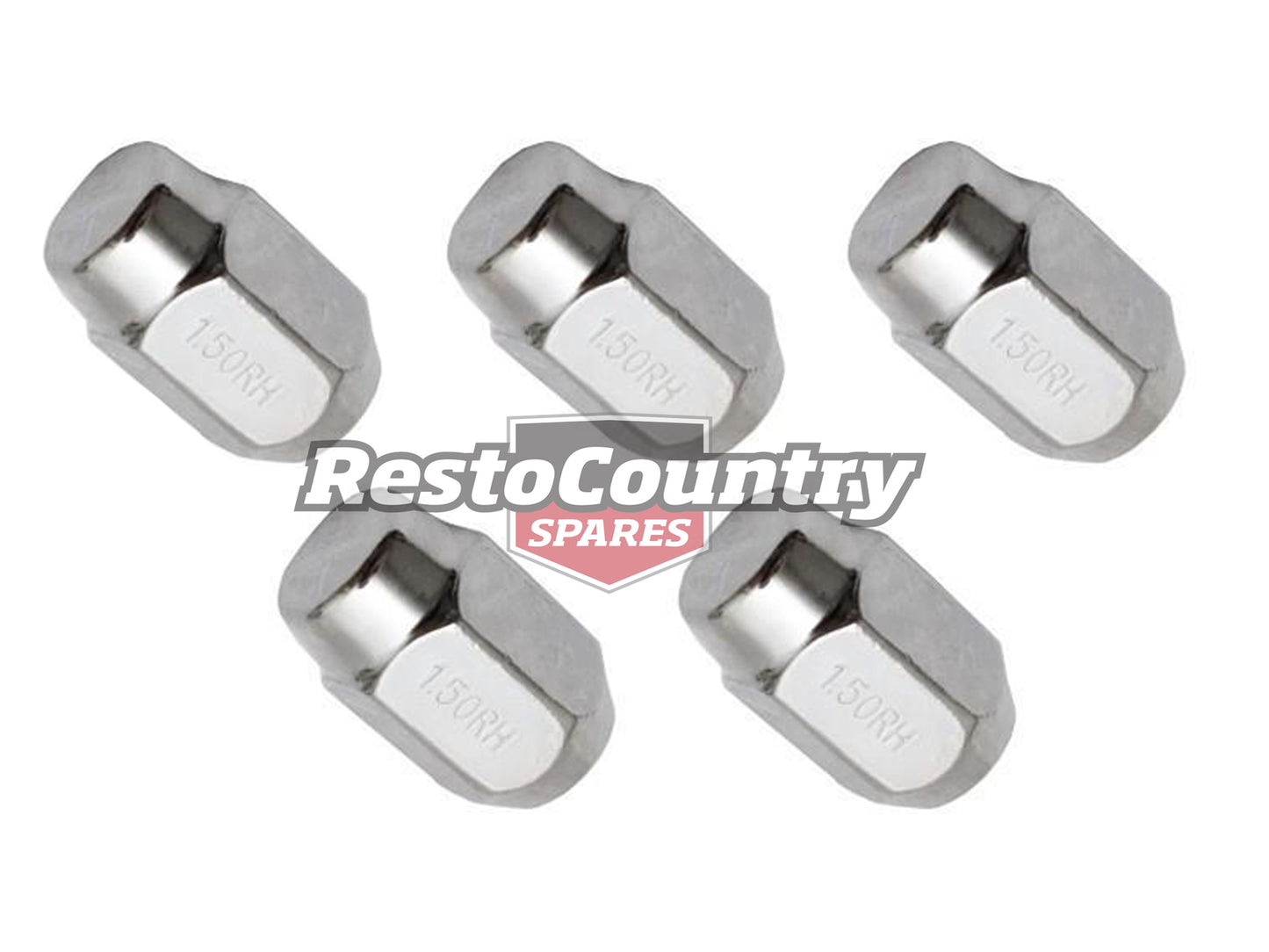 Wheel Nut Kit VB VC VH VK VL VN VP VR VS VX VY VZ Commodore Chrome Acorn (5) - WN10065