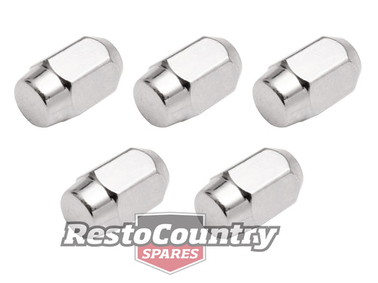 Wheel Nut Kit Holden 7/16" Chrome Acorn (5) - WN10085