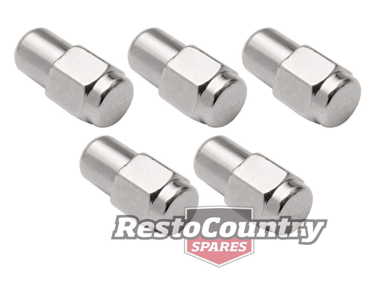 Wheel Nut Kit Holden 7/16" Chrome Mag Nut Standard (5) - WN10105