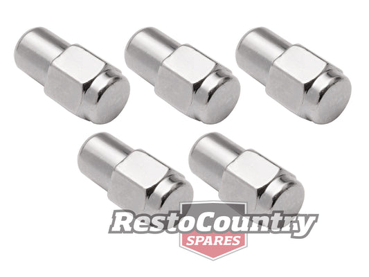 Wheel Nut Kit Holden 7/16" Chrome Mag Nut Standard (5) - WN10105