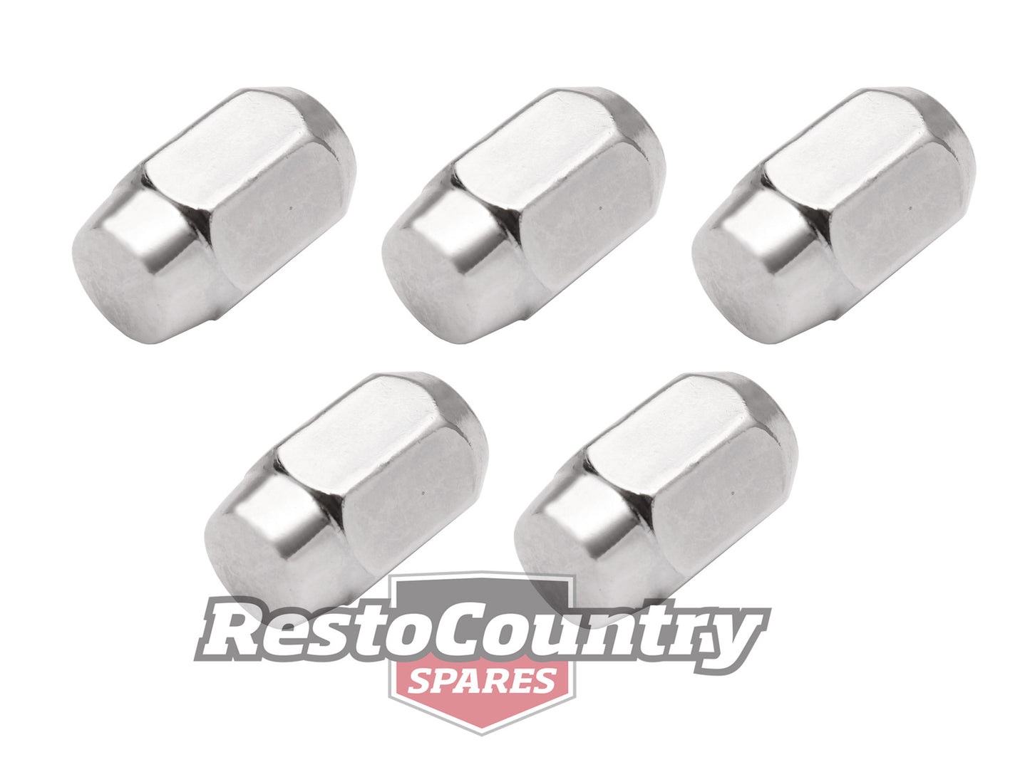 Wheel Nut Kit Ford 1/2" Chrome Acorn (5) - WN20035