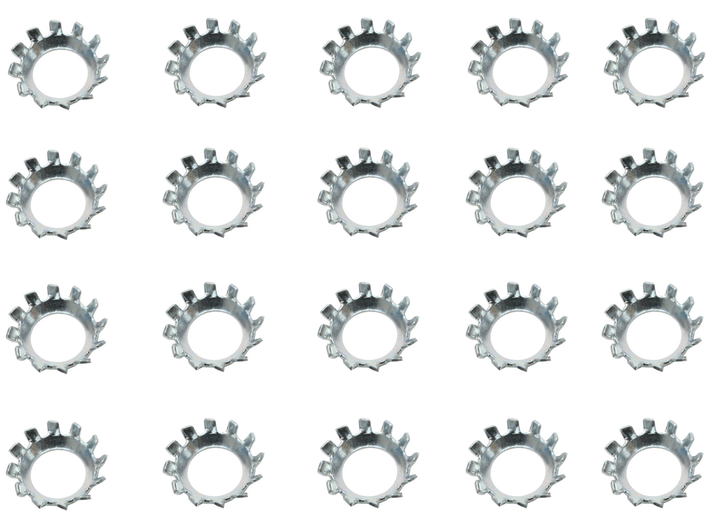 Universal Washers Ext Tooth Star Countersunk 5/16" (20 Pcs) - WP0009