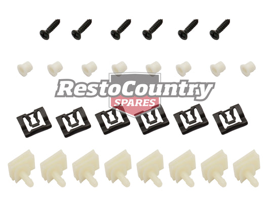 Windscreen Moulding Clip Kit Rear XW XY GT Black - WSC2003