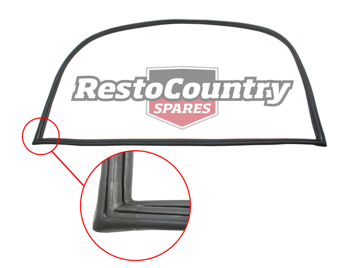 Seal Screen Rear LH LX UC Sedan - WSR129