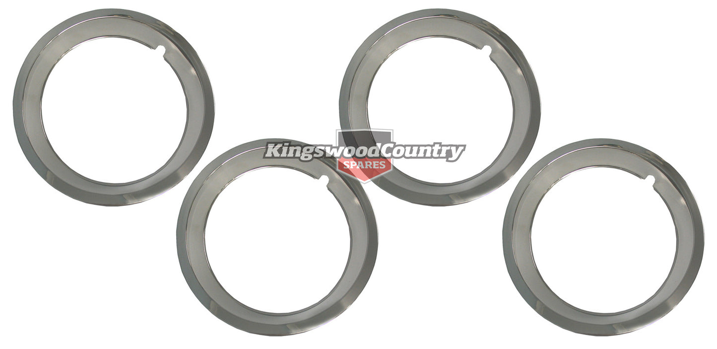 Wheel Trim Ring 14' HQ HJ HX HZ GTS Square Edge Kit Of 4 - WT1004
