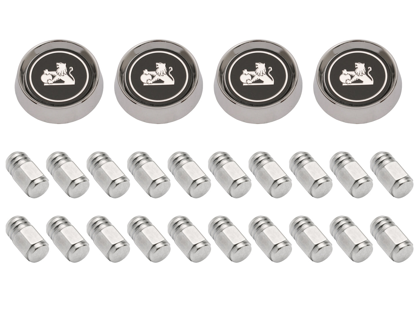 Wheel Trim Cap & Nut Kit Late HJ HX HZ (4 Wheels) - WT1004A