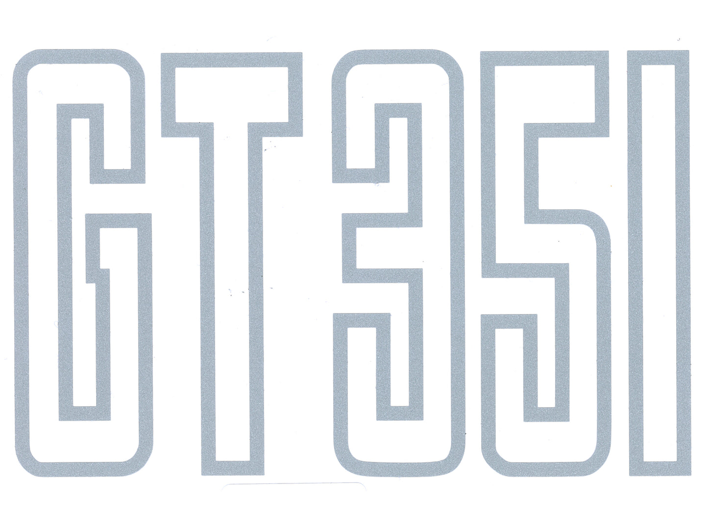 Badge Kit XB Falcon GT Sedan (Silver Lettering) - XBBK2