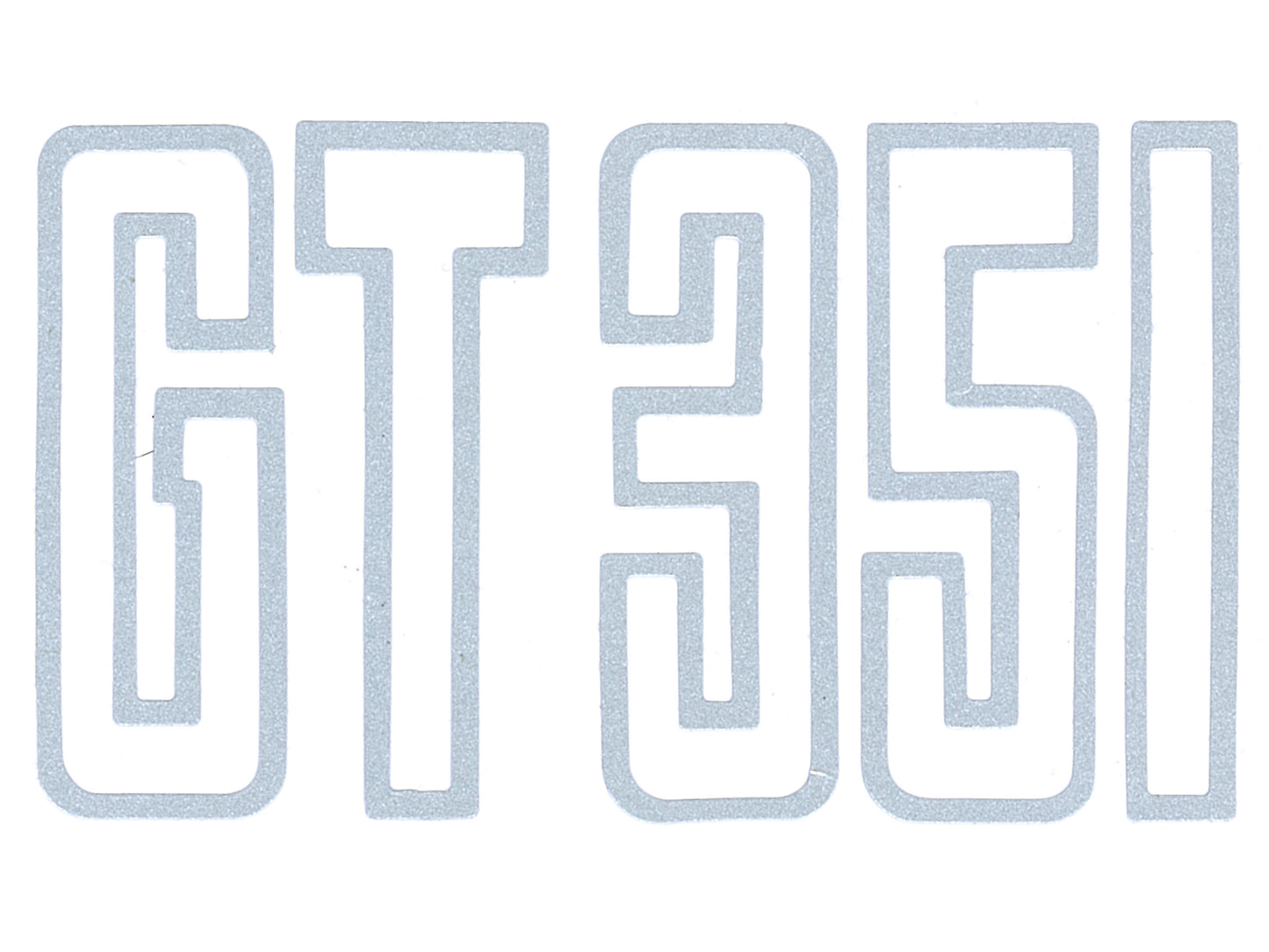 Badge Kit XB Falcon GT Sedan (Silver Lettering) - XBBK2