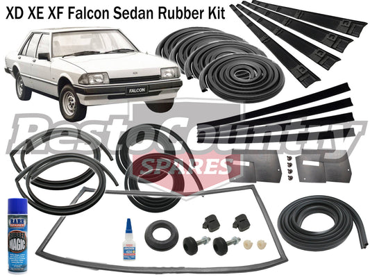 Body Rubber Kit XD XE XF Falcon Sedan - XD3