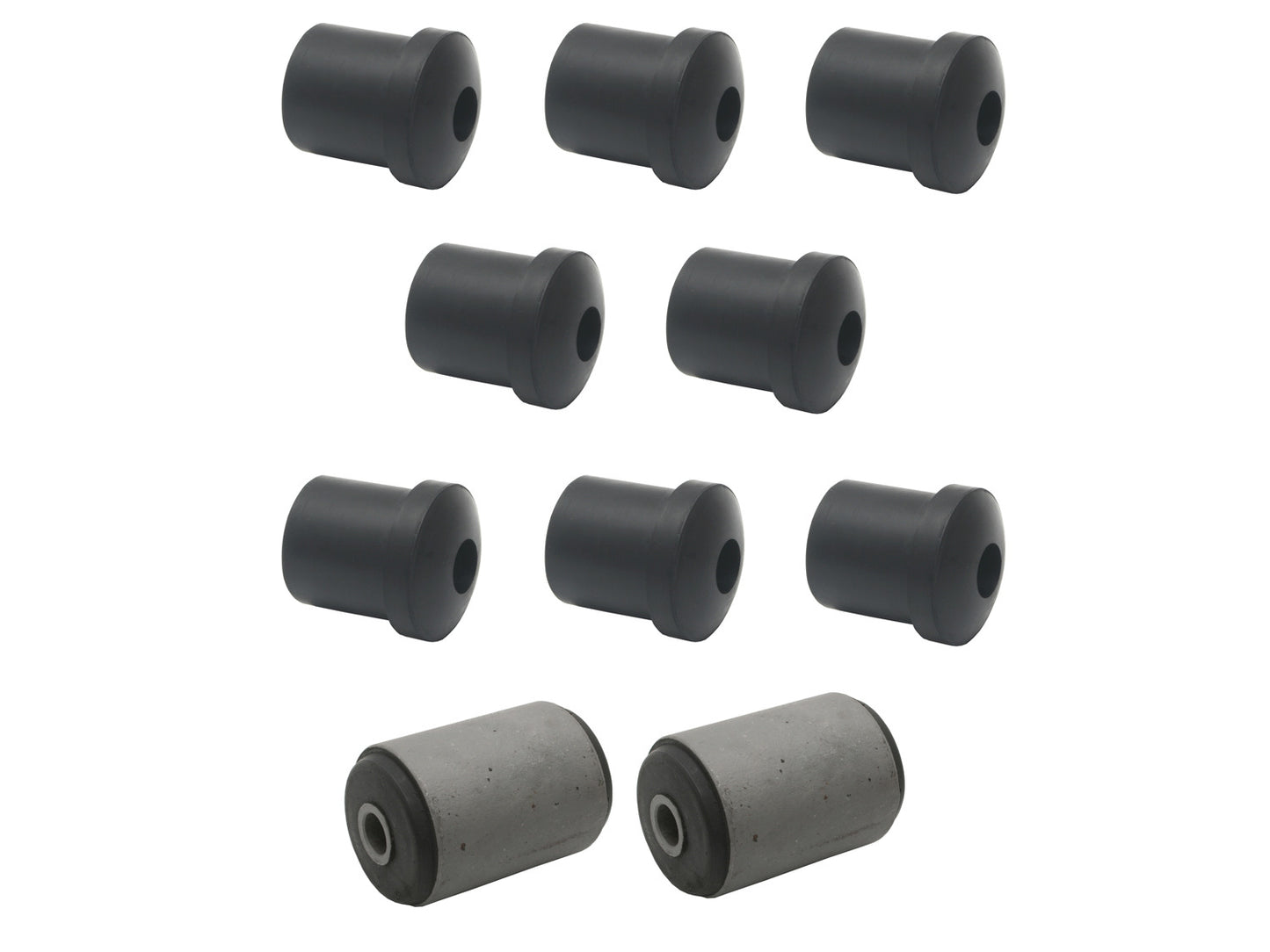 Shackle Rubber Kit XR XT XW XY XA XB XC XD, ZA-ZH (2 Front, 8 Rear) - XRS2